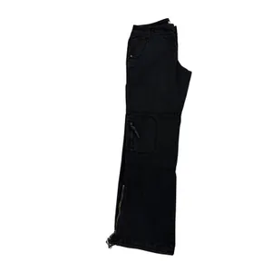 Marrakech Y2K Loose Chore Utility Black Baggy Relaxed Fit Cargo Pants Size 27 thumbnail 7