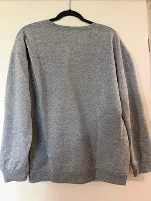Grey Ghosts Graphic Crewneck Sweatshirt Gray Size L thumbnail 4