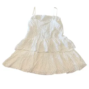 MORE TO COME Shay Mini Dress in White, Size M thumbnail 5