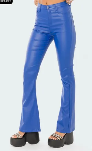 Edikted Leather Pants thumbnail 1