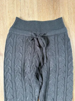 FashioNova Grey Cable Knit Matching Sweater Set thumbnail 8