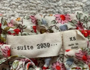 Suite Floral Ruffled Crop Top Size XS thumbnail 14