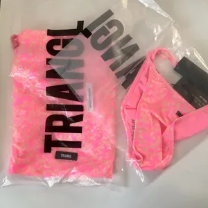 Triangl Vinka Pink Polka Bikini Bottom Sz Xs NWT thumbnail 2
