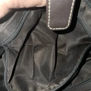 The Sak Brown Woven Tote Shoulder Bag with Leather Trim thumbnail 4