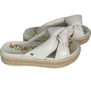 Sam Edelman White Knotted Slide Sandals 7.5 thumbnail 8