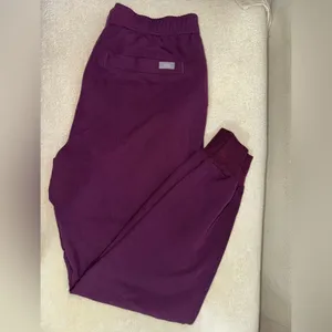 FIGS Purple and Blue Track Pants with Elastic Cuffs thumbnail 5