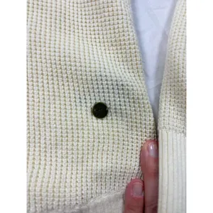 Ralph Lauren Lauren Jeans Co womens cream mock neck waffle knit sweater. Size M. minimal thumbnail 3