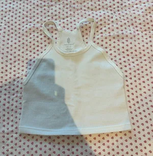 FP Movement by Free People white Ribbed Halter Tank Top thumbnail 1