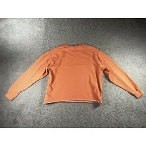 Comfort Colors Oversized Sweatshirt Women‎ L Delta Gamma Zeta Sigma Raw Hem Cozy Collegiate y2k thumbnail 2