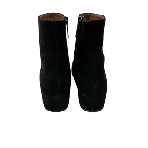 Aquatalia Ulyssa Black Suede‎ Hidden Wedge Ankle Boot Bootie Size 7 thumbnail 6