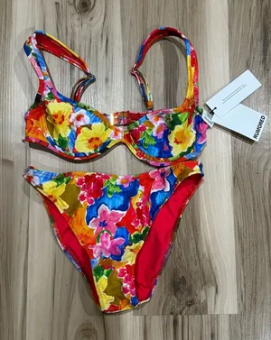 NEW Rumored Havana Sugar Magnolia Bikini Women’s Small/Medium thumbnail 1