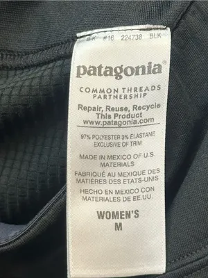 Patagonia Women’s M Black Athletic Leggings Stretch Yoga Running thumbnail 8