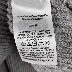 DKNY Jeans 100% Cotton Gray & Metallic Silver‎ Animal Print Size L Crew Sweater thumbnail 11