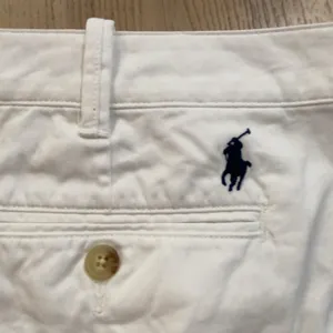Polo Ralph Lauren Shorts Womens 14 White Chino Twill Cotton Nautical Logo Summer thumbnail 6