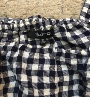 Madewell Gingham Tank Top thumbnail 4