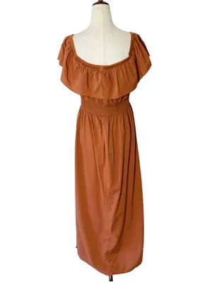 NWT OLD NAVY Maxi Off Shoulder Dress thumbnail 4