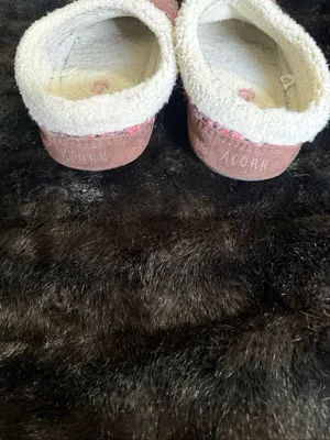 ACORN WOMENS SLIPPERS 9.5 - 10.5 JAM Raspberry MULE CLOG BERBER LINED thumbnail 3