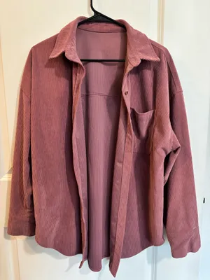 Corduroy Shirts Pink Size M thumbnail 2