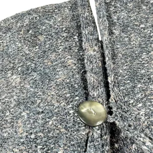 J. Jill Gray Speckled Long Sleeve‎ V-Neck Cotton Knit Button Front Cardigan Sz M thumbnail 3