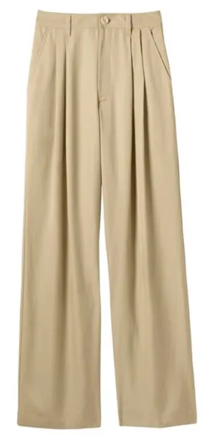 Darling Wide Leg Pant Tan Size 2 thumbnail 3