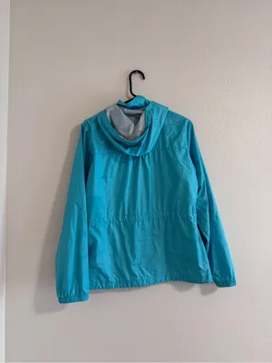 Columbia Women's Turquoise Hooded Lightweight Jacket thumbnail 3