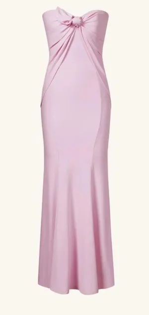 JW Pei Olivia Pink Maxi Tube Dress thumbnail 2
