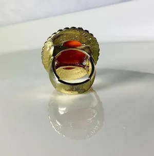INC Large Coral Stone Ring thumbnail 3