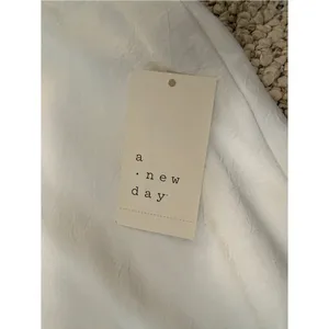 NWT White Satin Slip Maxi Skirt Black Lace Hem Y2K 90s‎ Indie Sleaze S A New Day thumbnail 3
