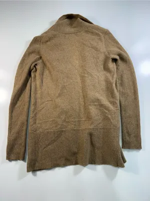 Cashmere Charter Club Relaxed Open-Front Cardigan in Camel Brown thumbnail 8