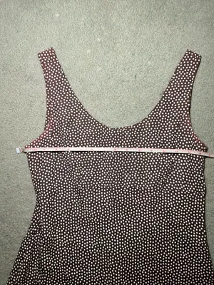 Vintage 90s Made in the USA Alyn Paige Maxi Polka Dot Dress thumbnail 5