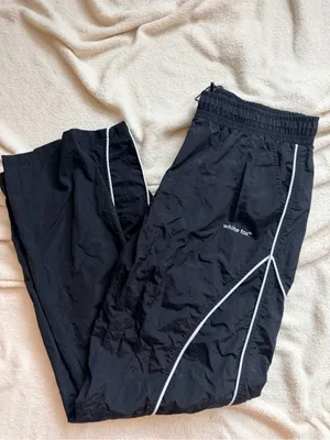White fox black unphased track pants large thumbnail 2