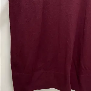 LOFT Plus Rich Burgundy Turtle Neck Sweater Dress - Size 16/18 thumbnail 8