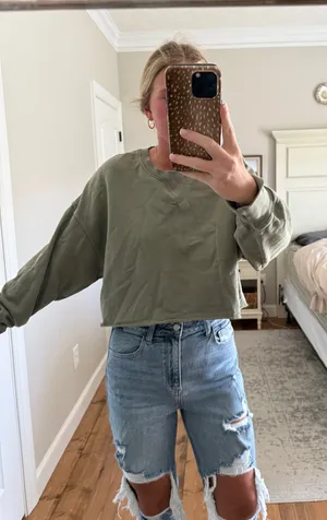 Aerie OFFLINE by Sweatshirt Cropped thumbnail 1
