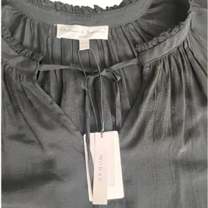 Chelsea & Theodore Blouse NWT eyelet sleeve 3X Black Casual Lace Coquette thumbnail 6