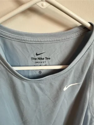Nike Women’s Light Blue Athletic Dri-FIT Tank Top thumbnail 2