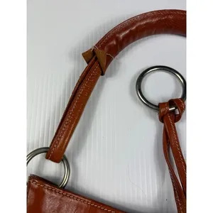 Micro Firenze Leather‎ Hobo Bag Designer Ring Accent Shoulder Bag thumbnail 8