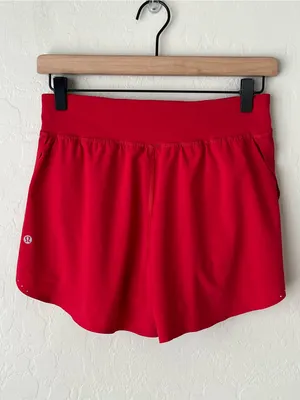 Lululemon Fast and Free Reflective High-Rise Classic-Fit Shorts Dark Red 4 thumbnail 6