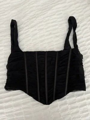 White Fox Boutique *NEW WITH TAGS* Do What You Want Bustier Black thumbnail 1