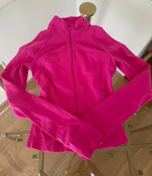 Lululemon Cropped Define Jacket Sonic Pink thumbnail 1