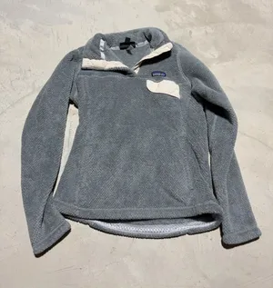 Patagonia retool snap T Women's Gray Fleece Pullover Sweater small thumbnail 1