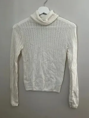 Gap Sweater Brooklyn Point Ivory Frost Turtleneck thumbnail 1