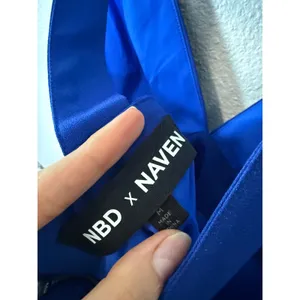Revolve NBD x Naven Mila Mini‎ Dress Royal Blue Size Medium thumbnail 5