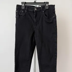 Reformation sz 27 Jeans Black Skinny High‎ Rise Denim Pants Boho Casual thumbnail 2