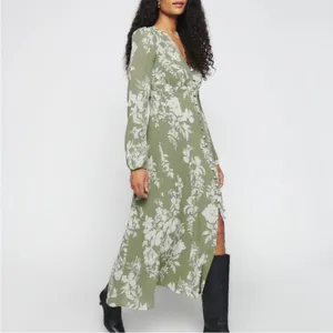 Reformation Brogan Dress in‎ Willow floral midi sz 4 thumbnail 3