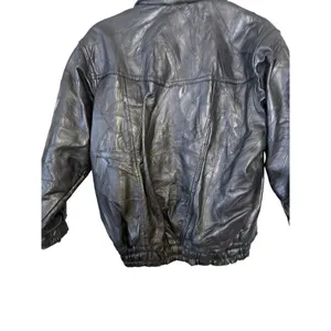 VTG Navarre Leather Co Italian Stone Design Genuine Leather Jacket‎ thumbnail 3