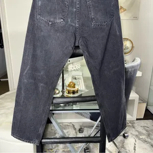 Agolde 90s Crop High Rise Distressed Black Jeans Womens Size 25 EUC thumbnail 8