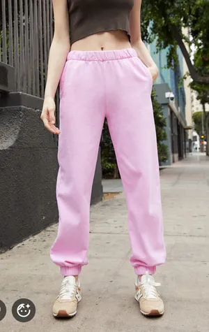 John Galt Rosa Pink Brandy Melville Sweatpants thumbnail 1