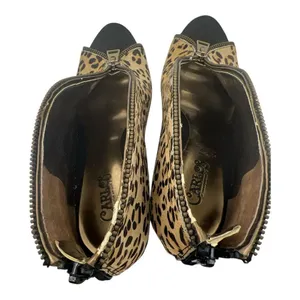 Carlos Santana Veruca leather upper fur 7.5 heels thumbnail 7