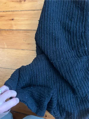 ☀️3/$25 free people Carter Sweater shorts beach - Navy size medium thumbnail 5