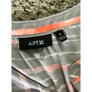 Apt.9 women's‎ gray/pink long sleeve pockets dress size 10 thumbnail 10